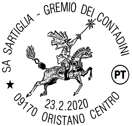 Escono due francobolli dedicati a Sa Sartiglia