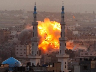 Gaza bombardamento