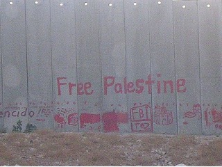 Scritta Palestina