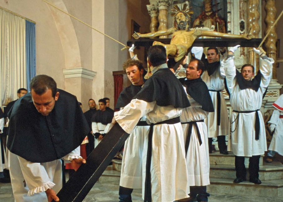I riti della Settimana Santa in Sardegna: S'incravamentu